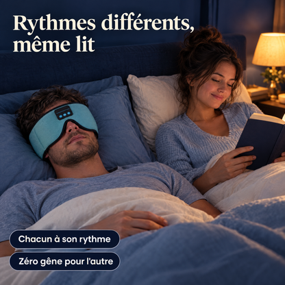 DOZZY - Masque de sommeil Bluetooth 3D