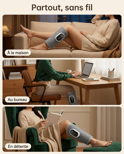 PressoLeg-Appareil de massothérapie jambes sans fil