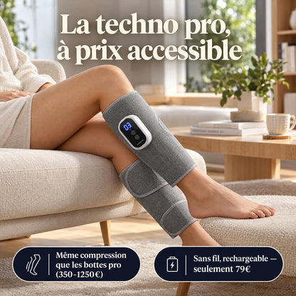 PressoLeg-Appareil de massothérapie jambes sans fil